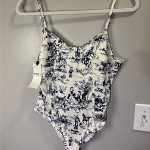 YOZY Women's Scenic Print Bodysuit